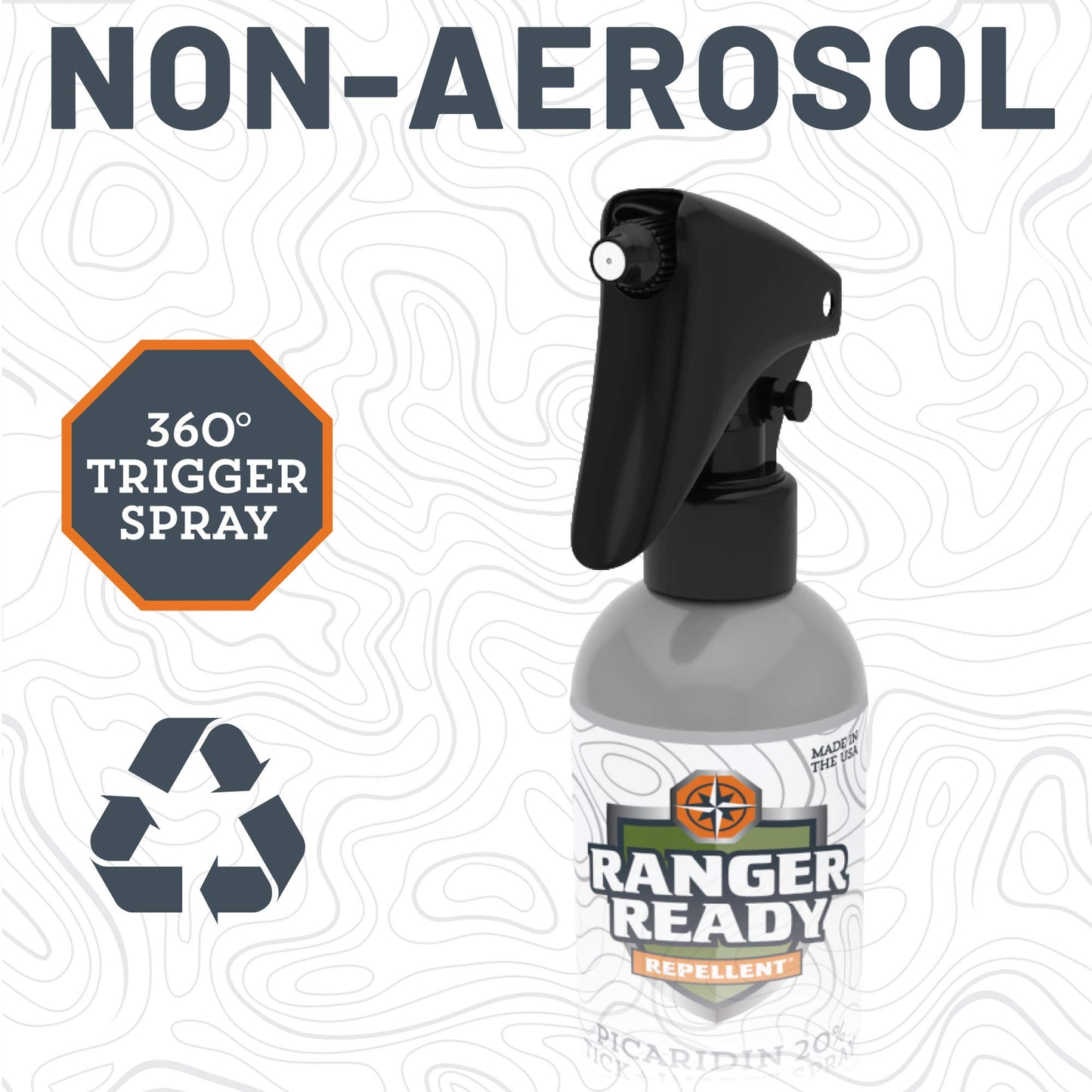 Ranger Ready Picaridin Night Sky Bug Spray – Deet-Free Tick & Mosquito Repellent (8 oz)