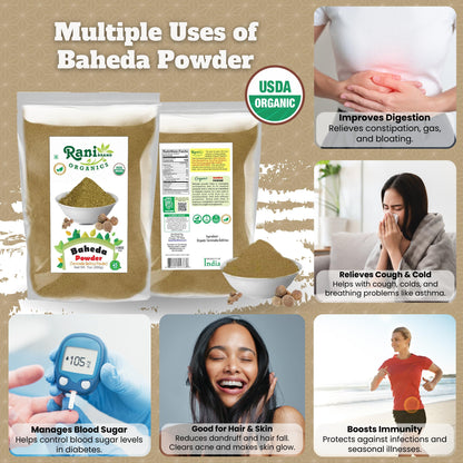 Rani Organic Baheda Powder 7oz (200g) – Organic, Kosher, Non-GMO