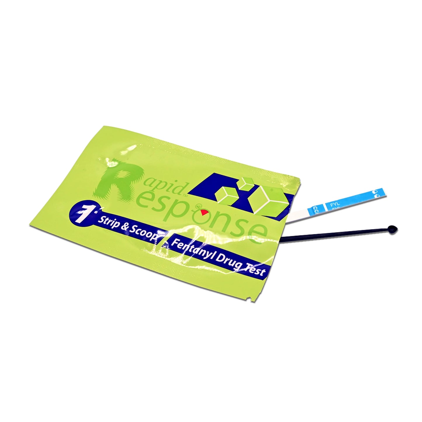 Rapid Response 2.0 Fentanyl Test Strips – 5 Pack | Micro Scoop, 5-Minute Results | Harm Reduction
