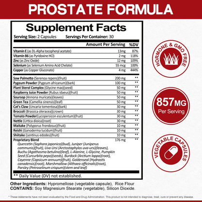 Rasav Prostate & Beetroot Bundle for Men – Saw Palmetto, Pygeum, Beetroot (60 Capsules each)