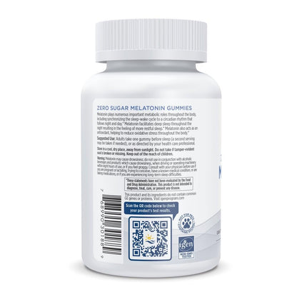 Nordic Naturals Zero Sugar Melatonin Gummies – Raspberry, 1.5 mg (60 Gummies) – Vegan, Non-GMO