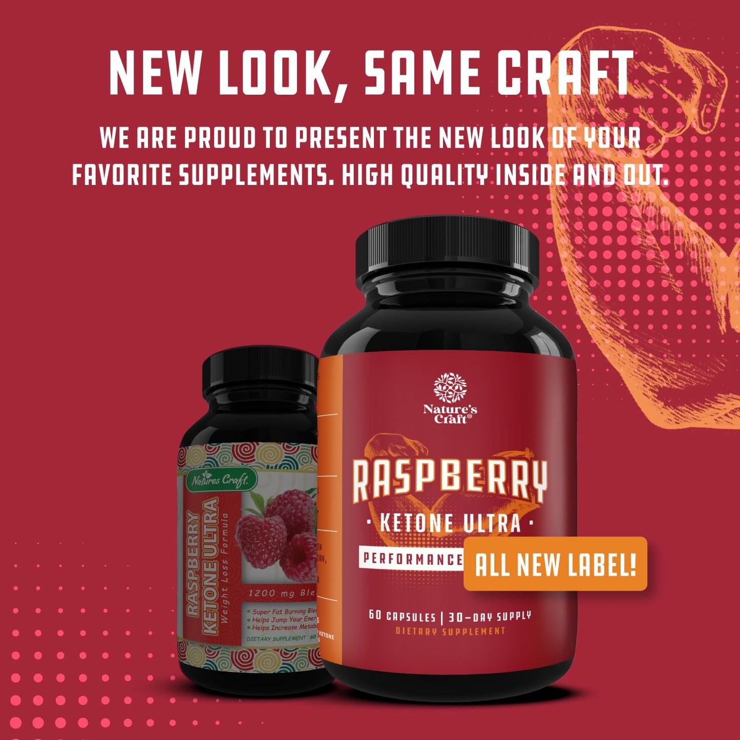 Raspberry Ketones, Green Tea & African Mango – Lose Weight Faster (60 Caps)