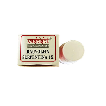 Rauwolfia Serpentina 1X Homeopathy Tablets – Sarpagandha Mother Tincture | Pack of 3 (300 Tabs) | HMS Brand