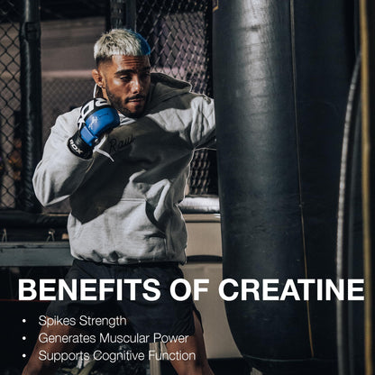 RAW Nutrition Creatine Monohydrate Powder - Unflavored, 100 Servings