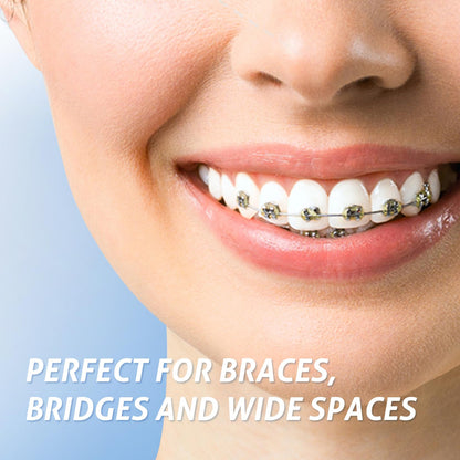 RAZOKO Dental Floss for Braces | 3-in-1 Ultimate Pre-Cut Strands, 60 Count (Pack of 3)