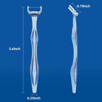 RAZOKO Dental Flosser Kit – Extra-Strong, 2 Handles, 240 Refills, PFAS-Free