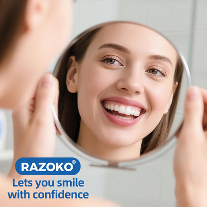 RAZOKO Dental Flosser Kit – Extra-Strong, 2 Handles, 240 Refills, PFAS-Free