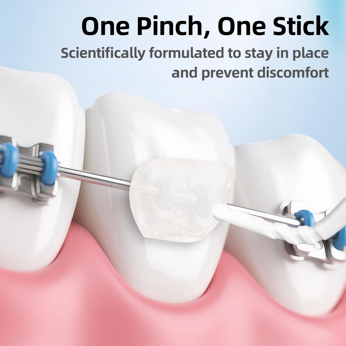 RAZOKO Orthodontic Wax for Braces & Aligners | Precut Strips & Dots, Food Grade