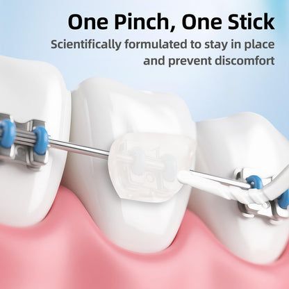 RAZOKO Orthodontic Wax for Braces & Aligners | Precut Strips & Dots, Food Grade