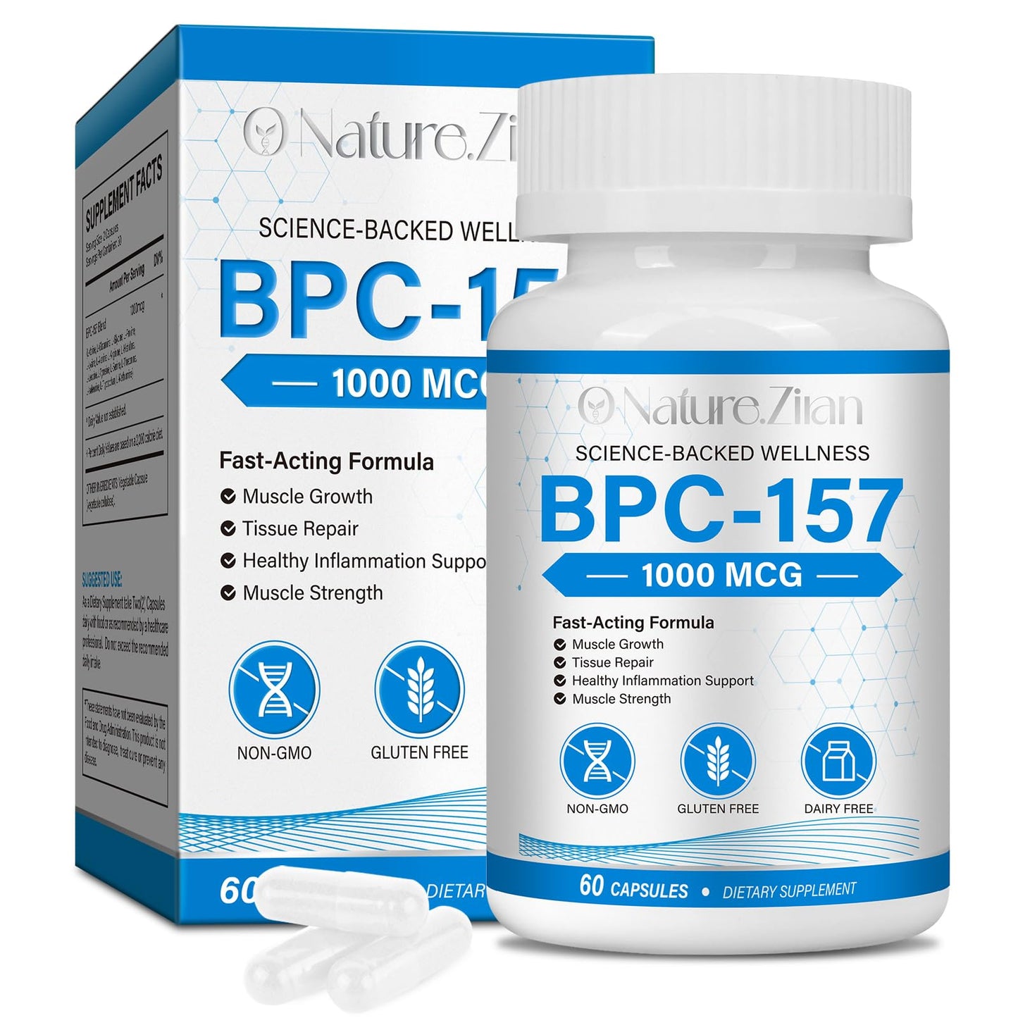 RHBESTOK 157 Capsules 1000 MG – Non-GMO Gluten-Free | 60 Count