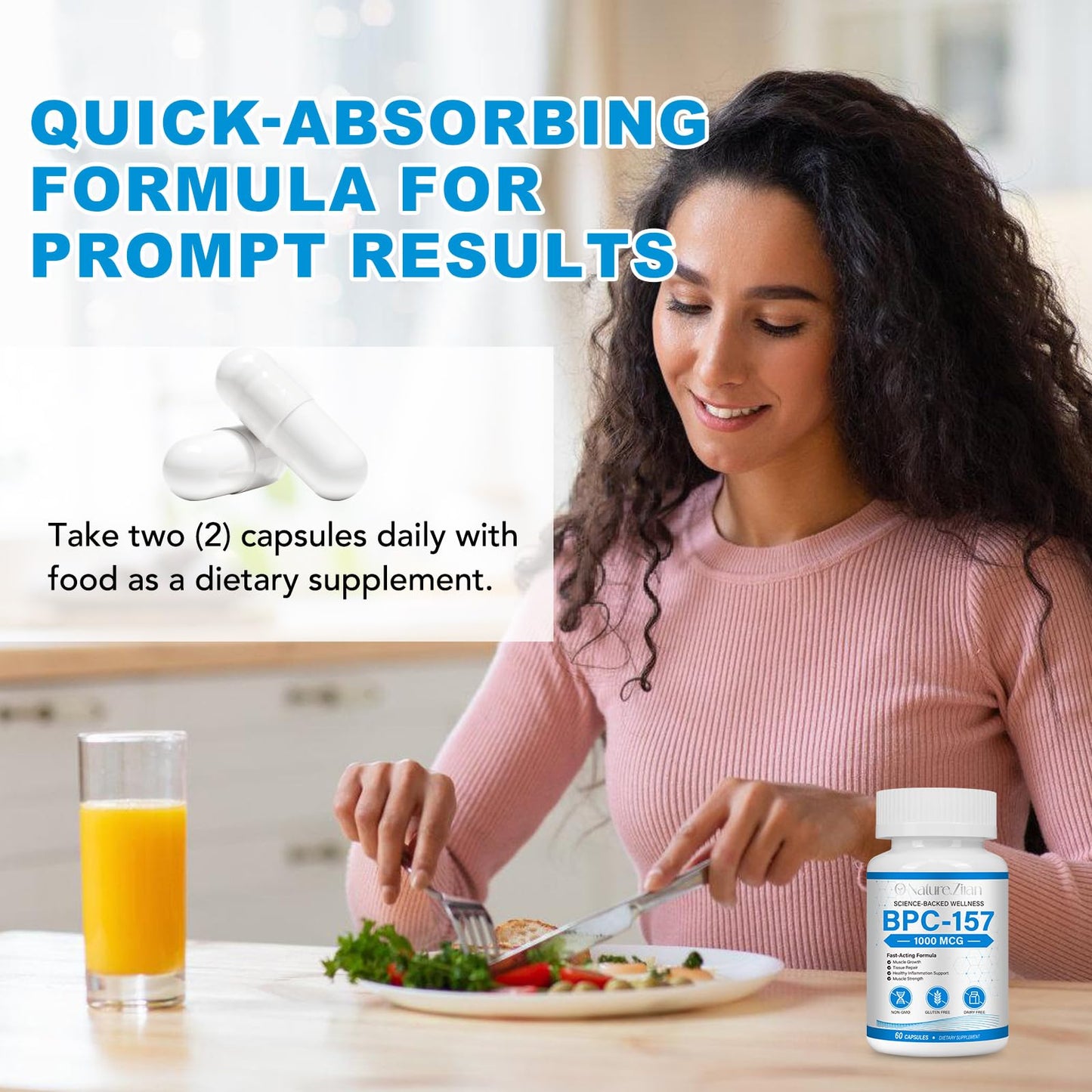 RHBESTOK 157 Capsules 1000 MG – Non-GMO Gluten-Free | 60 Count