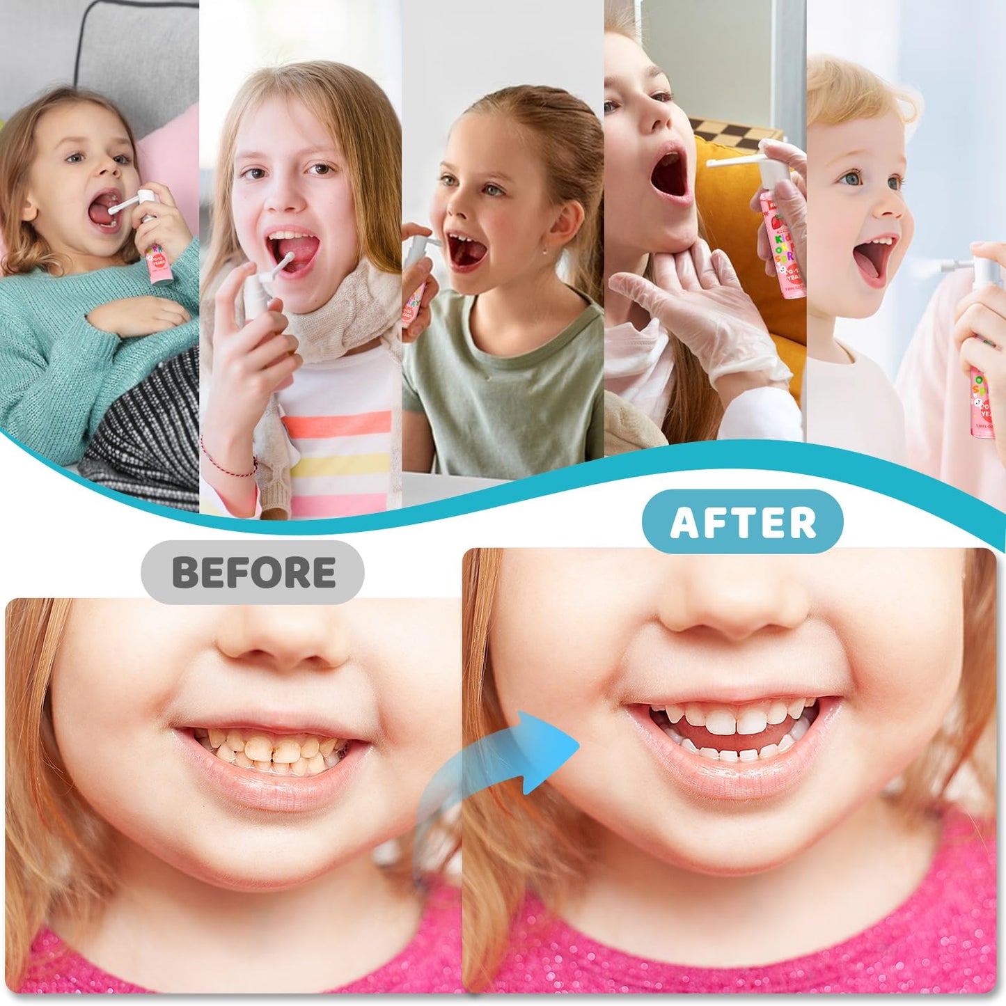 RBUGR Kids Oral Spray – 3 Flavors, 90ml, Fluoride-Free