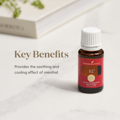 Young Living R.C. Essential Oil Blend 15ml – Cypress, Spruce, Myrtle, Pine & Eucalyptus | Refreshing Aroma