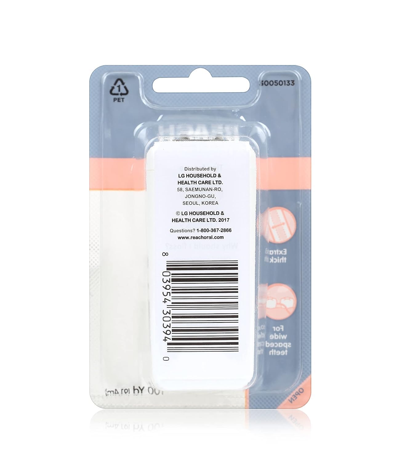 Reach Dentotape Waxed Dental Floss – Extra-Wide Cleaning Surface for Large Spaces Between Teeth (Unflavored, 100 Yards, 3-Pack)