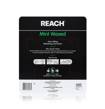 Reach Interdental Floss Mint Waxed 55 yds | Johnson & Johnson