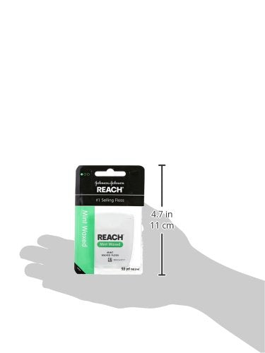Reach Interdental Floss Mint Waxed 55 yds | Johnson & Johnson