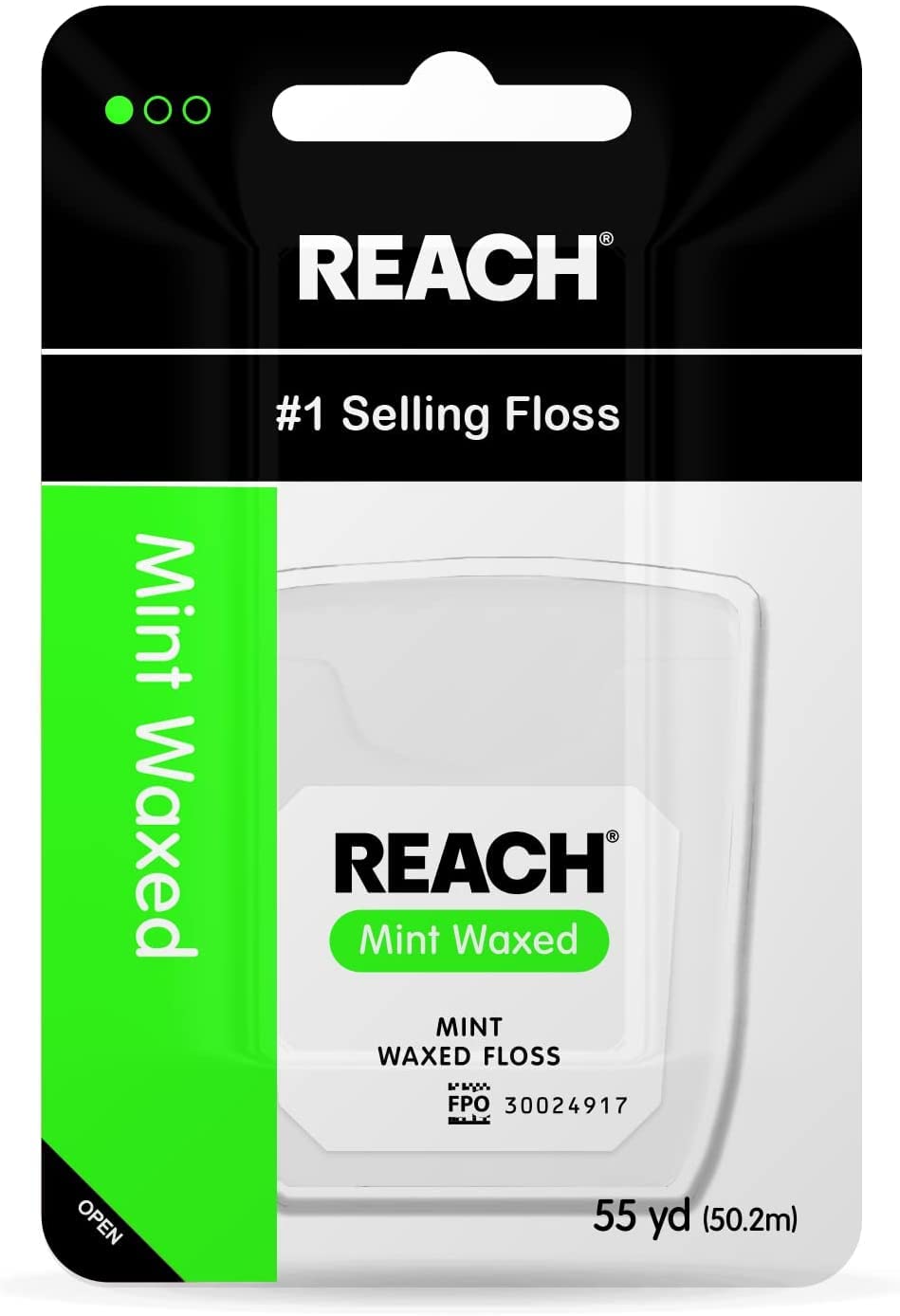 Reach Mint Waxed Dental Floss 55 yd (Pack of 2)