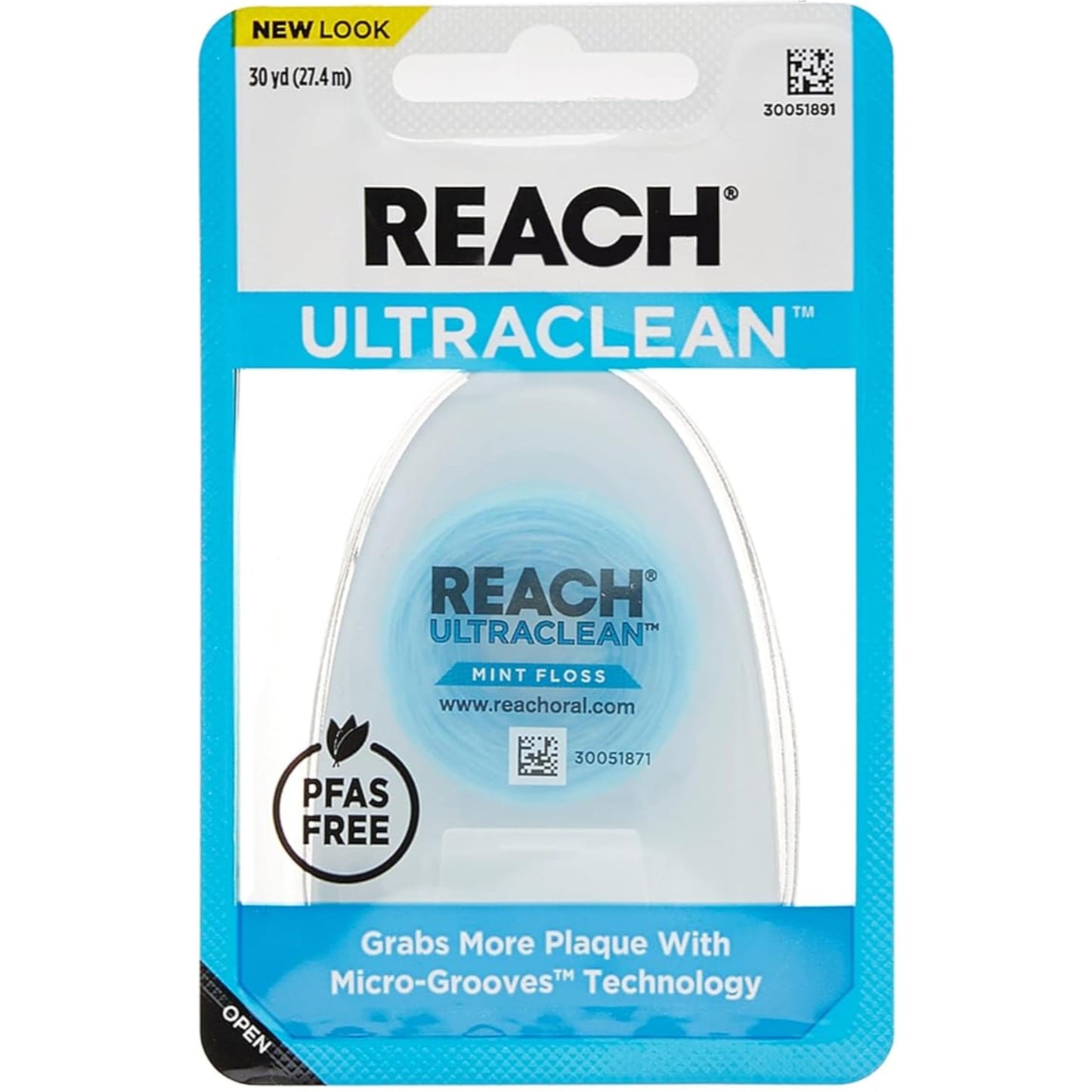 REACH Ultra Clean Floss 30 yd – Pack of 10 | Listerine Ultra Clean Floss
