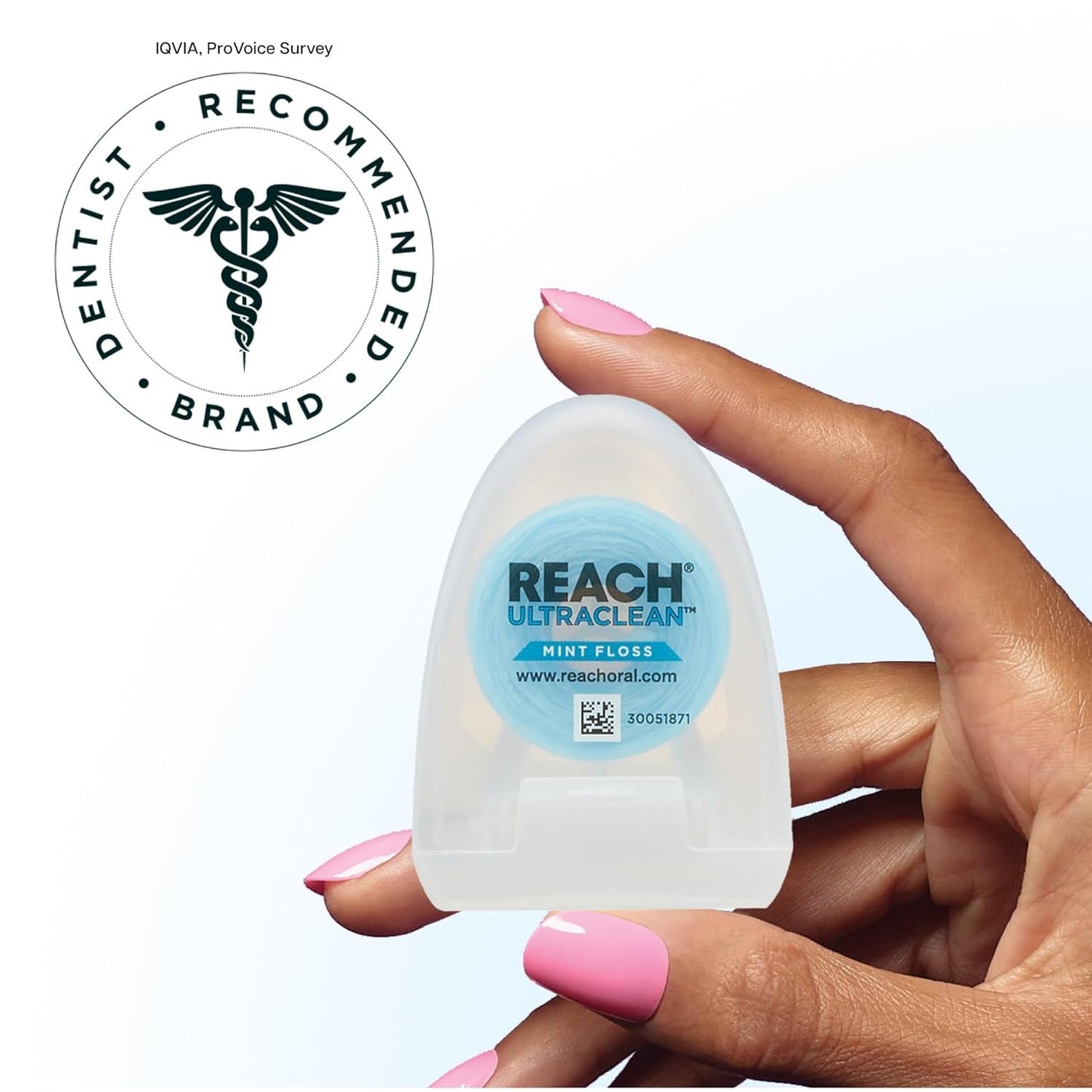 REACH Ultra Clean Floss 30 yd – Pack of 10 | Listerine Ultra Clean Floss
