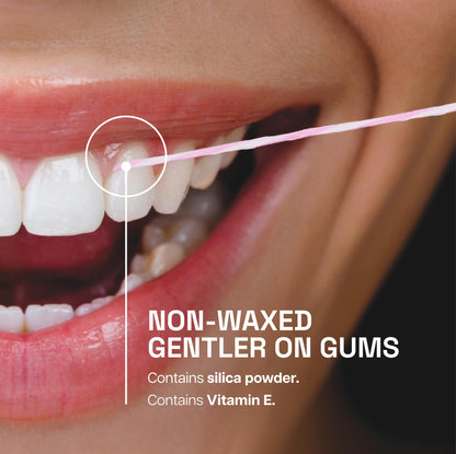 REACH ULTRACLEAN Gentle Gum Care Expanding Floss – PFAS-Free, Cinnamon Mint, 55YD (3-Pack)