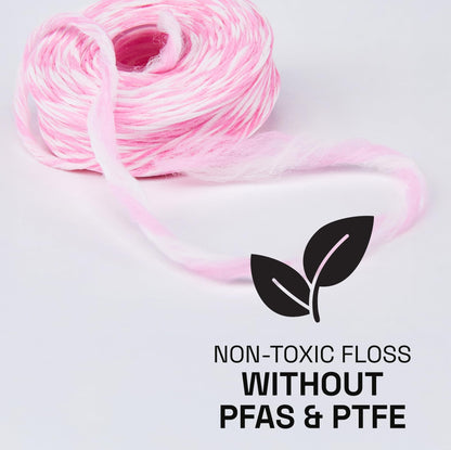 REACH ULTRACLEAN Gentle Gum Care Expanding Floss – PFAS-Free, Cinnamon Mint, 55YD (3-Pack)