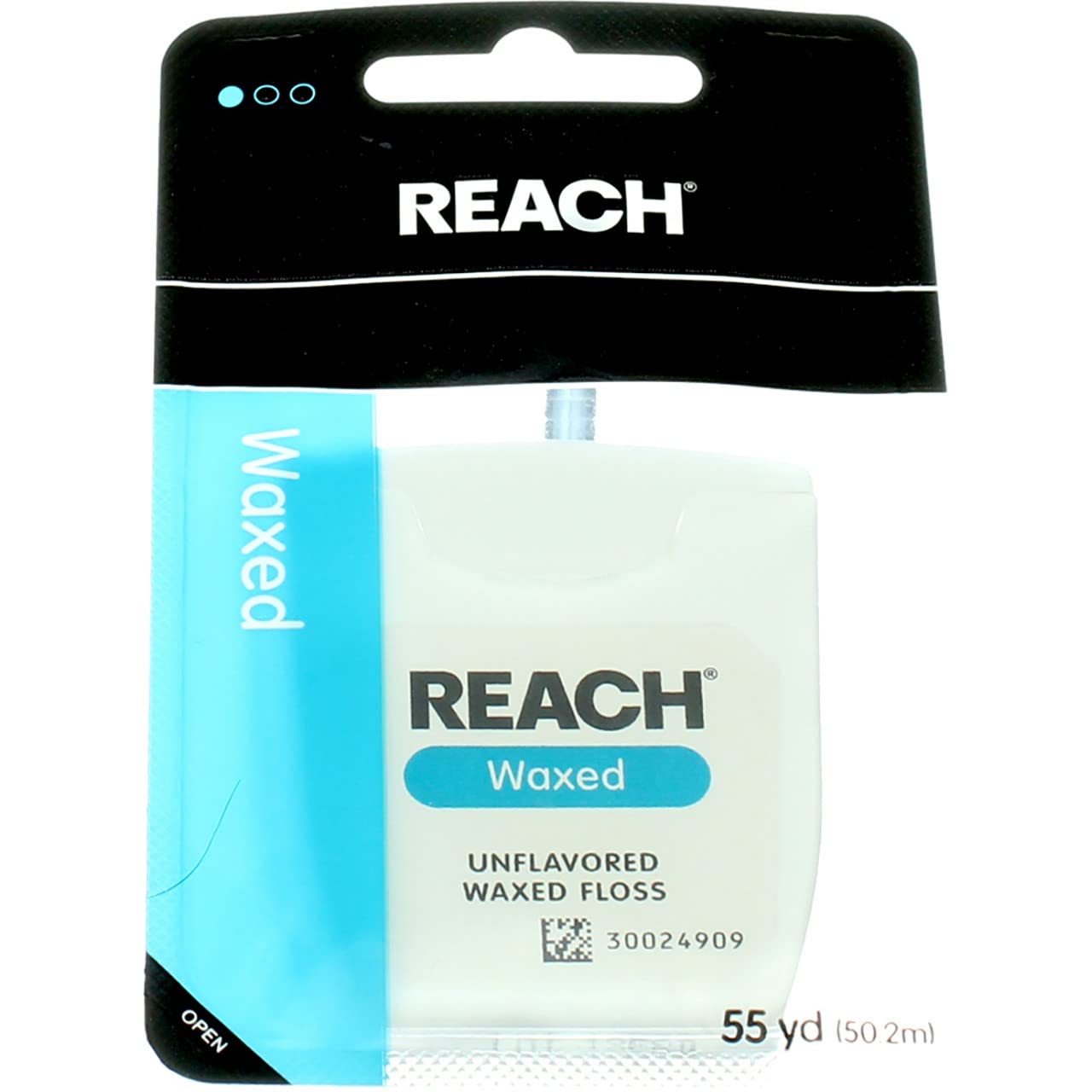 Reach Waxed Floss Unflavored – 55 yds, Pack of 6 | Waxed Nylon Dental Floss