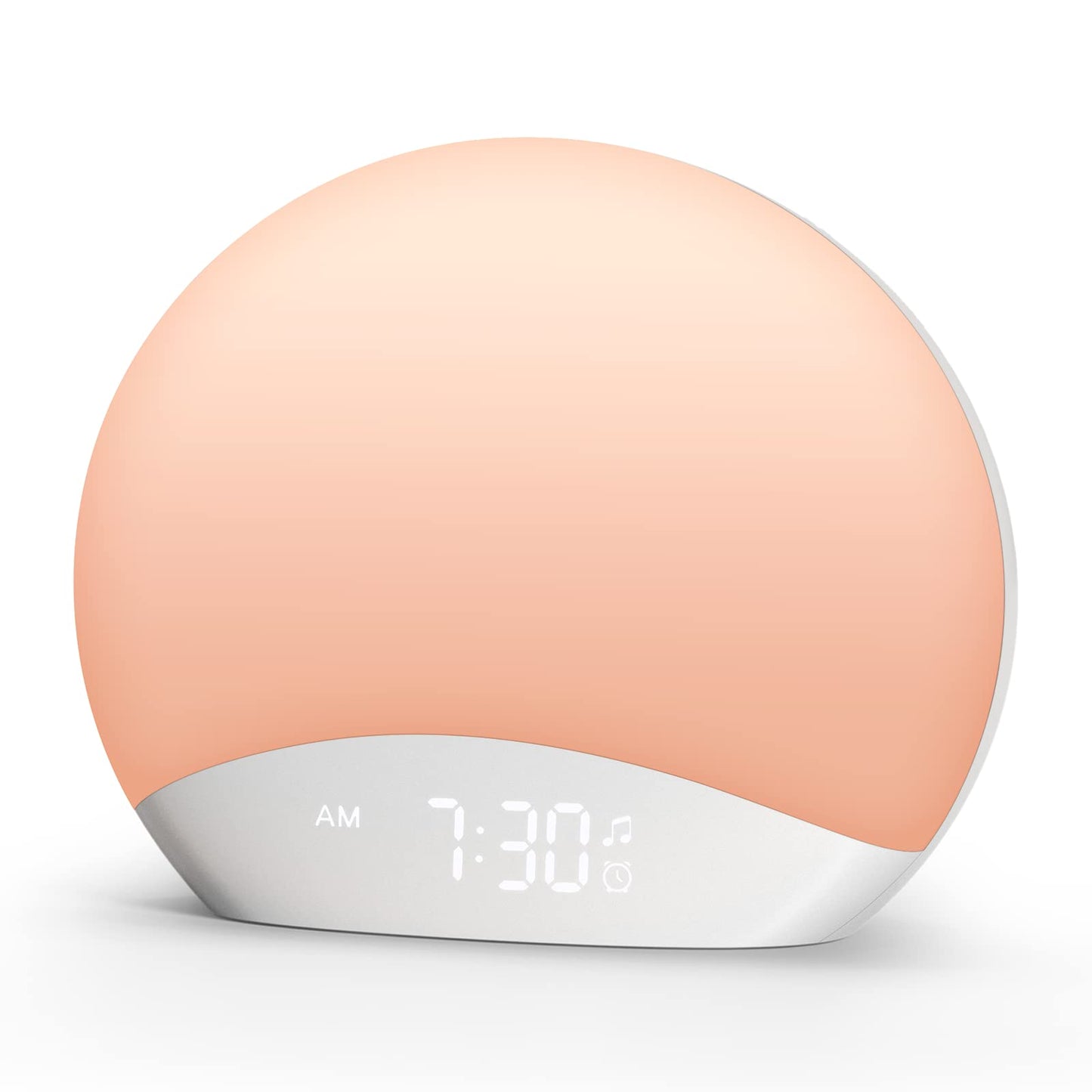 REACHER Sunrise Alarm Clock with Night Light — 26 Sleep Sounds, Dimmable Wake-Up Light