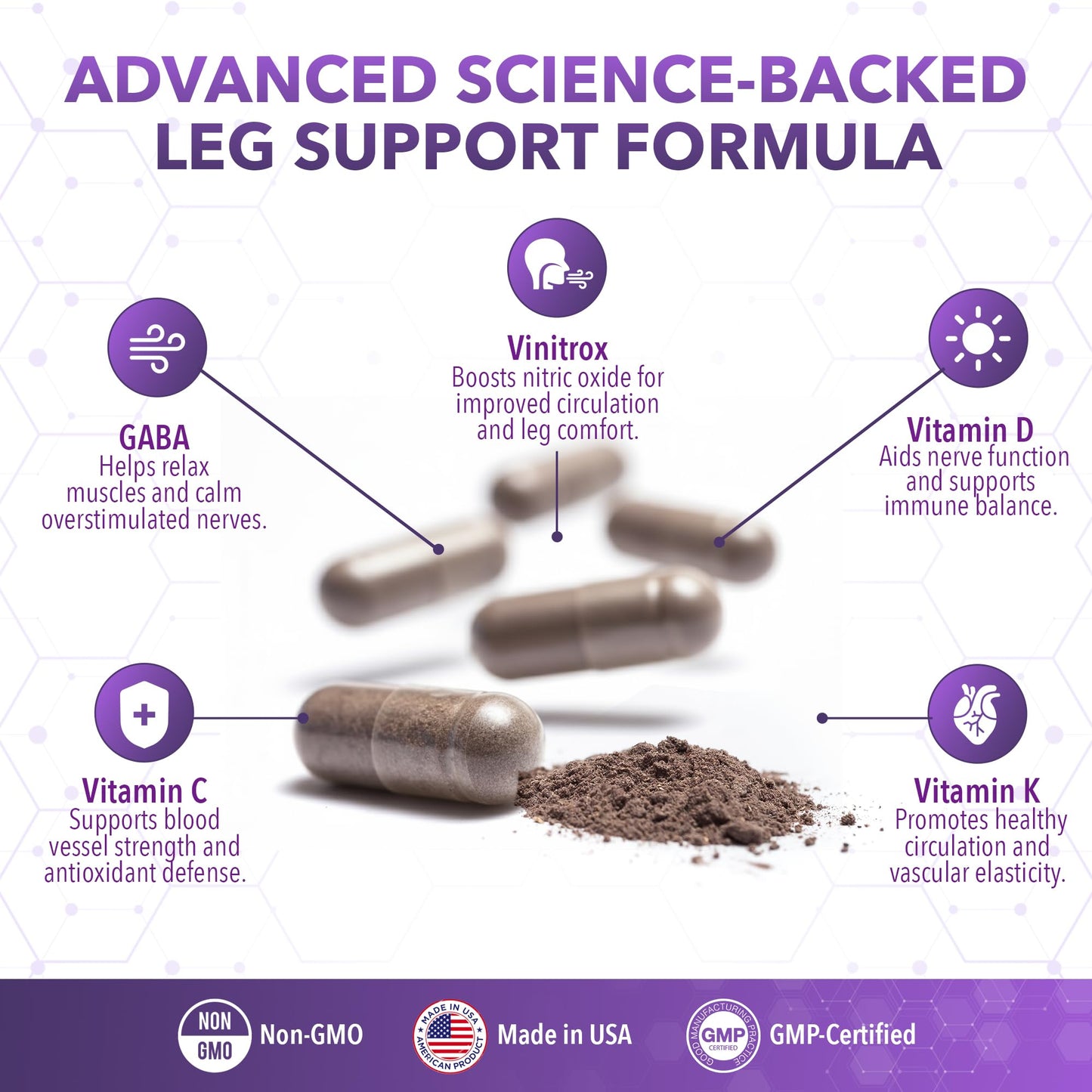 Real Science LegEase Miracle – All Natural Restless Legs Relief & Leg Cramps