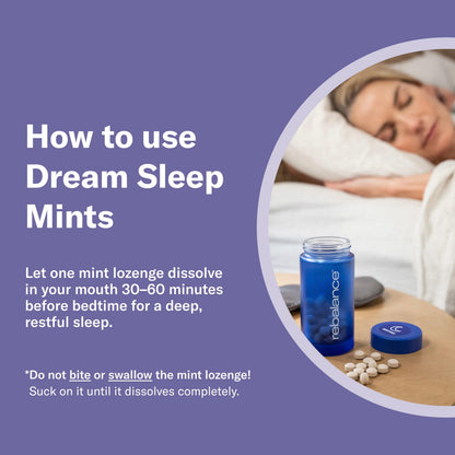 Rebalance Dream Sleep Mints – Natural Melatonin Lozenges | Sugar-Free, 31 Count
