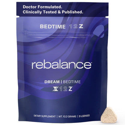 Rebalance Dream Sleep Mints – Natural Melatonin Lozenges | Sugar-Free, 31 Count