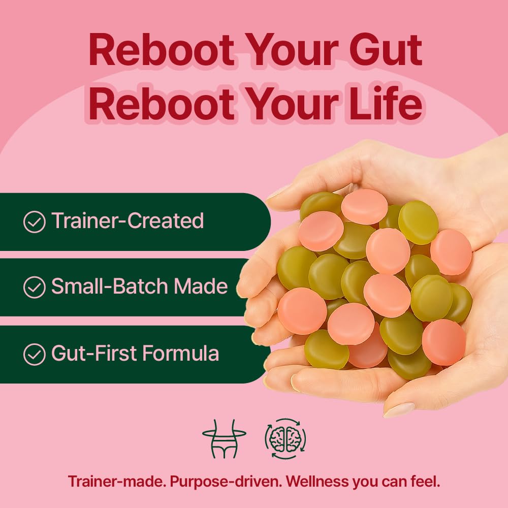 Reboot Probiotic Jelly – 44B CFU Gummies | Vegan, Sugar-Free, Shelf-Stable | Lychee & Muscat