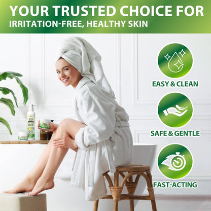 Recuren Plus Antifungal Cream with Tea Tree Oil – Herbal Skin Relief for Fungus, Jock Itch & Athlete's Foot (100g)