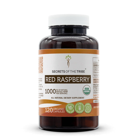 Secrets of the Tribe Red Raspberry USDA Organic Capsules – 120 Count BritishVita | Premium UK Vitamins & Wellness Supplements