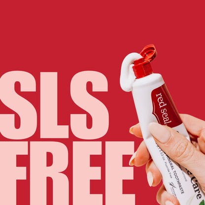 Red Seal Fluoride Free Toothpaste – Baking Soda, Vegan & Cruelty-Free