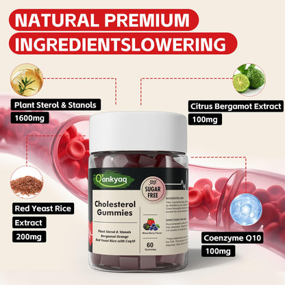 Cholesterol Lowering Gummies with Plant Sterols & Stanols – LDL Support