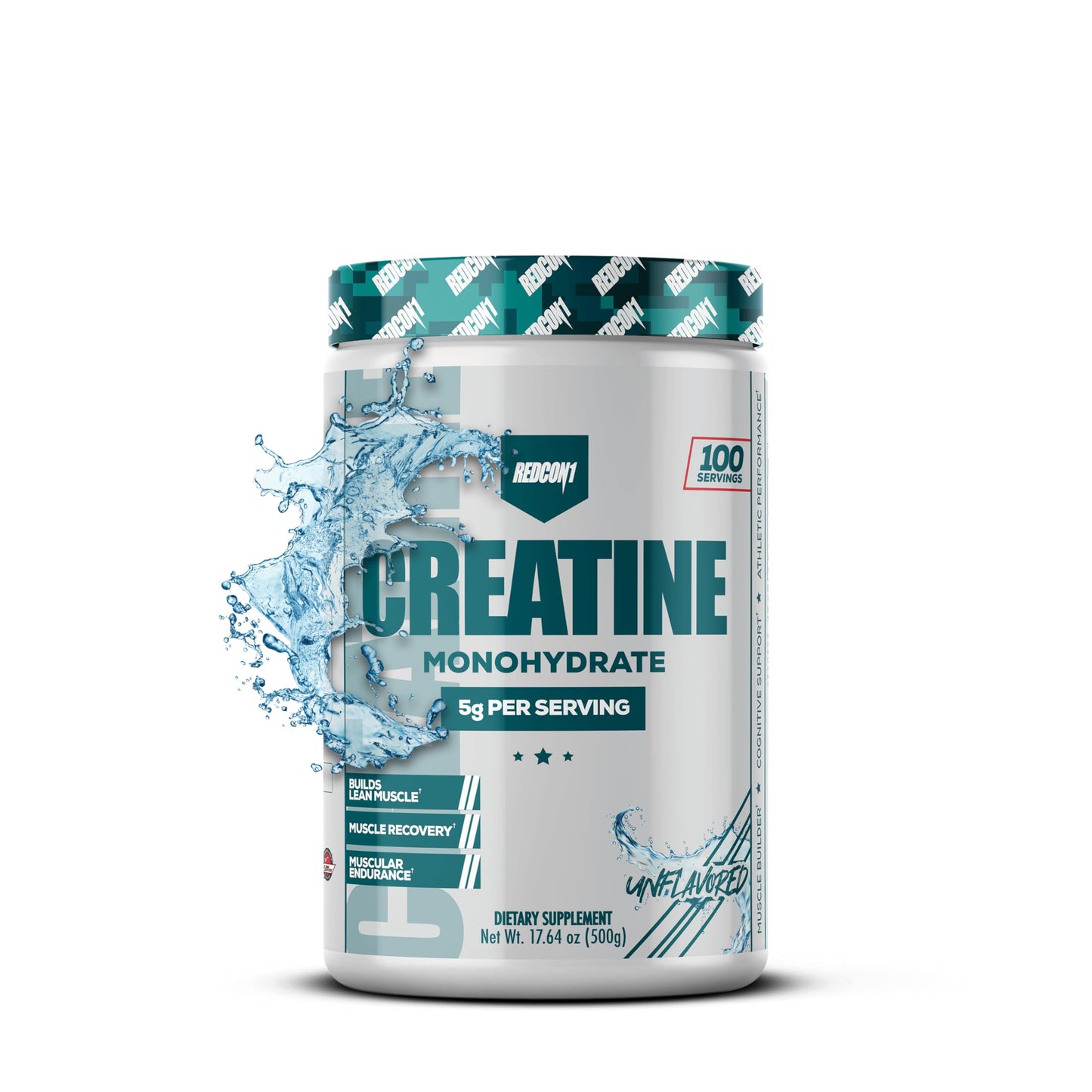 REDCON1 Creatine Monohydrate – Keto Friendly, Vegan, 100 Servings