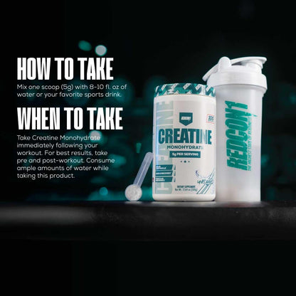 REDCON1 Creatine Monohydrate – Keto Friendly, Vegan, 100 Servings