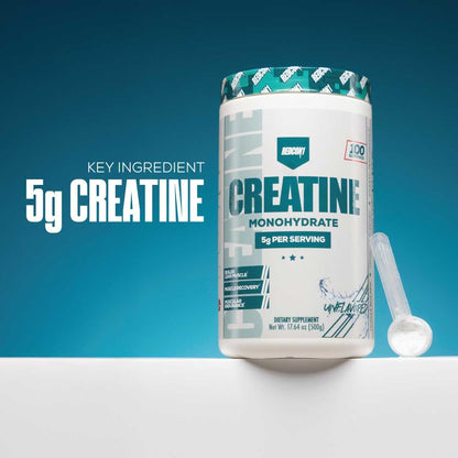 REDCON1 Creatine Monohydrate – Keto Friendly, Vegan, 100 Servings