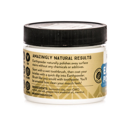 Redmond Earthpowder – All Natural Tooth & Gum Powder with Bentonite Clay & Peppermint