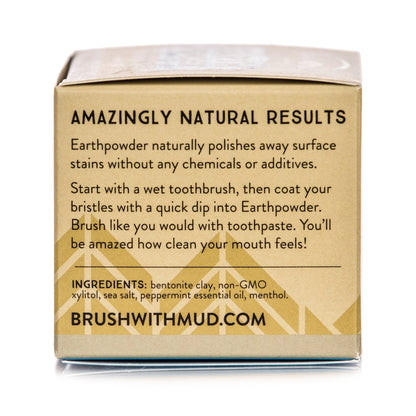 Redmond Earthpowder – All Natural Tooth & Gum Powder with Bentonite Clay & Peppermint