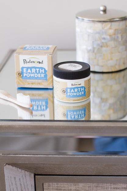 Redmond Earthpowder – All Natural Tooth & Gum Powder with Bentonite Clay & Peppermint