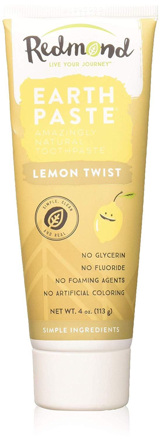 Redmond Real Salt Lemon Twist Earthpaste, 4 oz