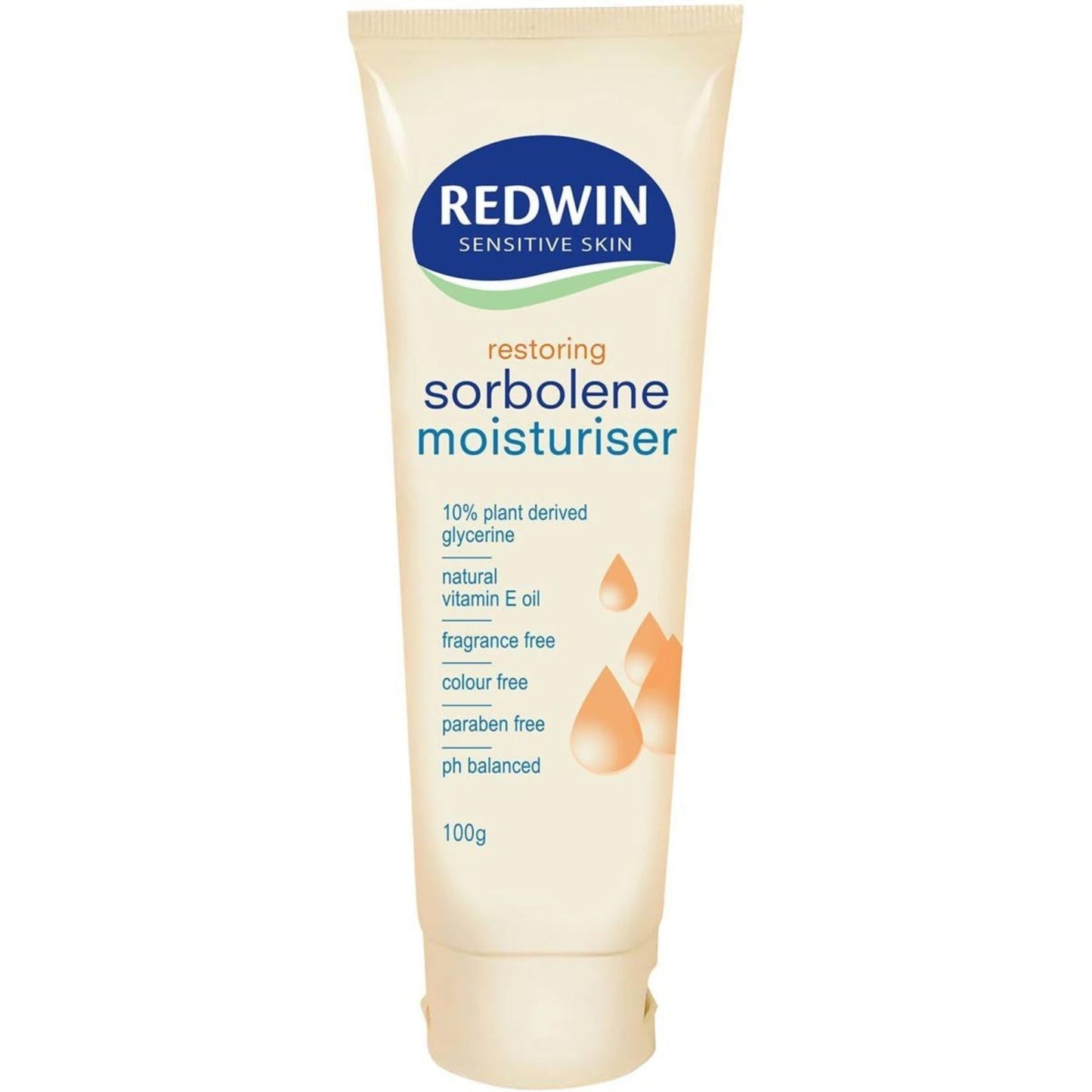 Redwin Sorbolene Cream with Vitamin E 100g | Fragrance Free & Non-Greasy