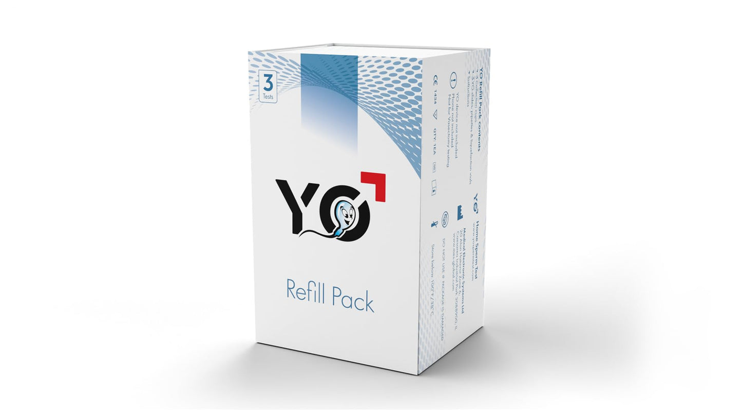 Refill Kit for YO Home Sperm Test – 3 Additional Motile Sperm Tests