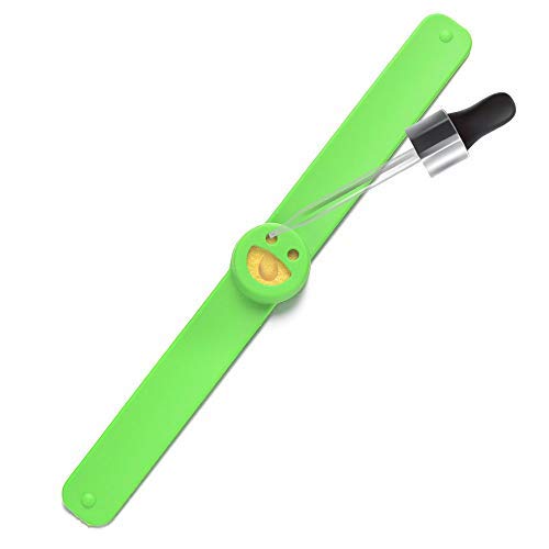 Kids Essential Oil Diffuser Bracelets Kit - 4-Pack Eco-friendly Silicone Wristbands, 20 Felt Refill Pads