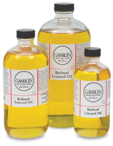 Refined Linseed Oil - 32 oz | Made in USA | Painting Supplies