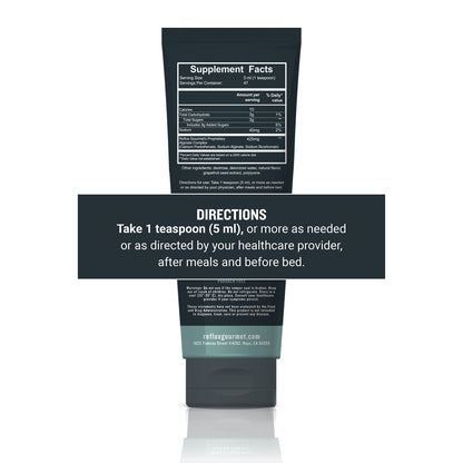 REFLUX GOURMET Mint Chocolate Rescue – All-Natural Alginate Therapy for Reflux & Heartburn Relief