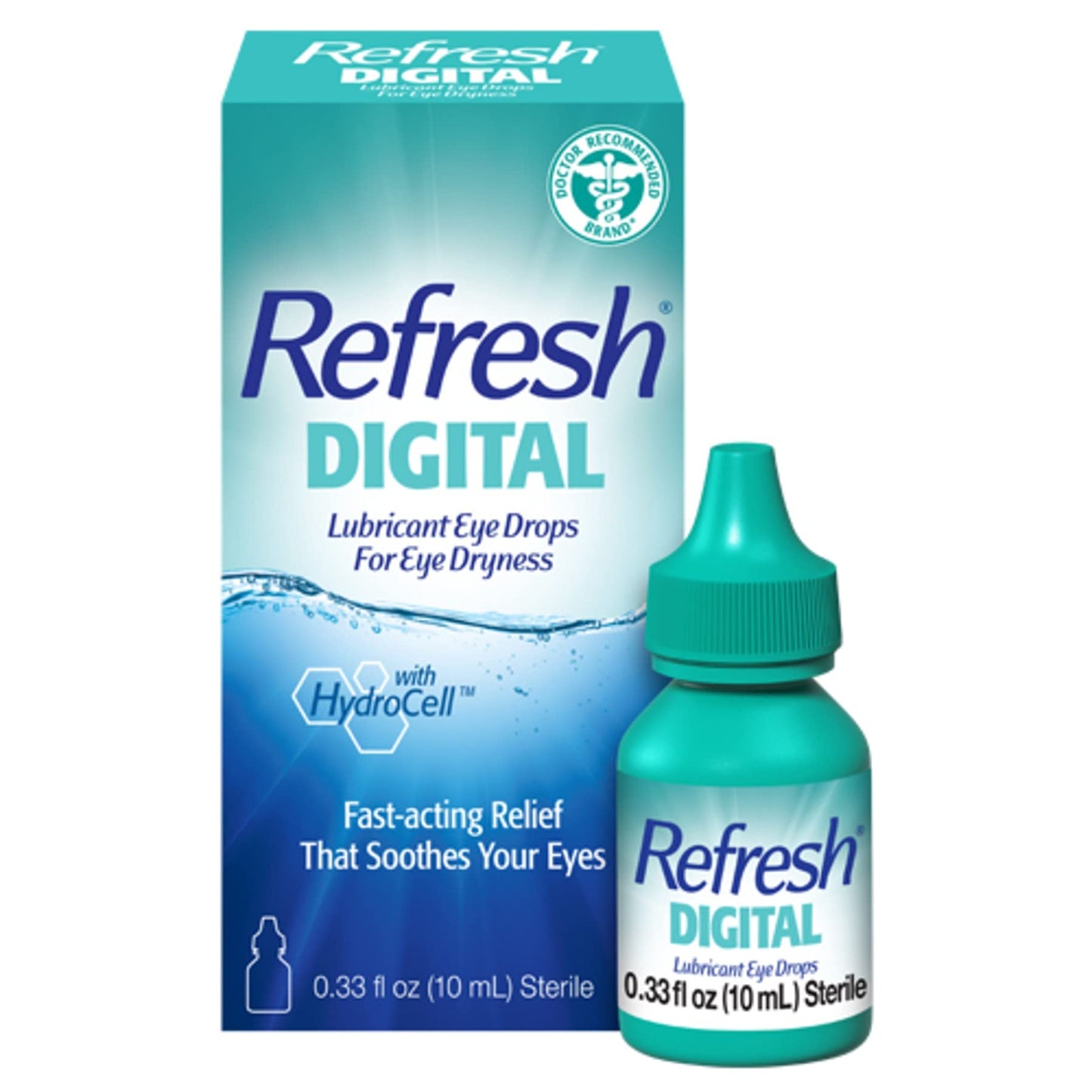 Refresh Digital Lubricant Eye Drops – Preservative-Free Hydration for Digital Eye Strain, 0.33 Fl Oz