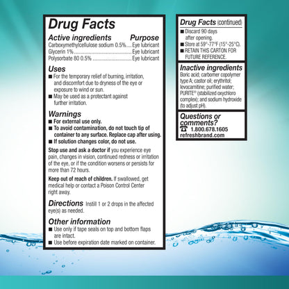 Refresh Digital Lubricant Eye Drops – Preservative-Free Hydration for Digital Eye Strain, 0.33 Fl Oz