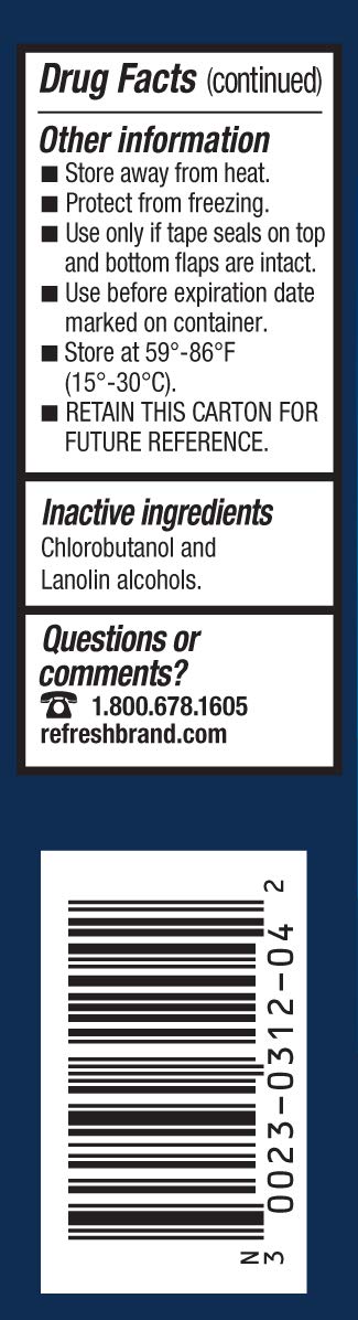 Refresh Lacri-Lube Lubricant Eye Ointment 0.12 oz – 2 Pack